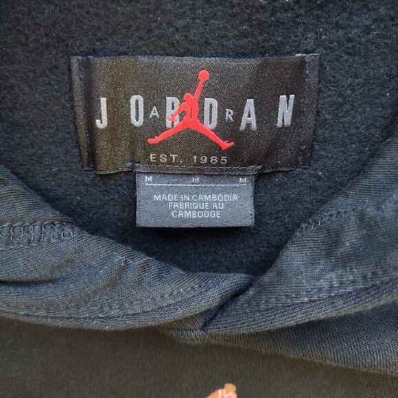 Air Jordan MJ Jumpman Statement Fleece Hoodie Streetwear Men Medium - Picture 11 of 12